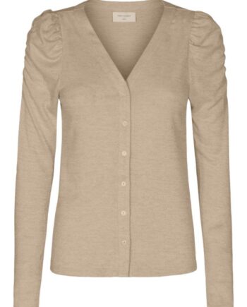 Freequent Cardigan Livana Beige Sand Melange