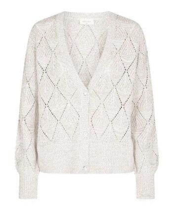 Freequent Cardigan Tina Creme Hvid