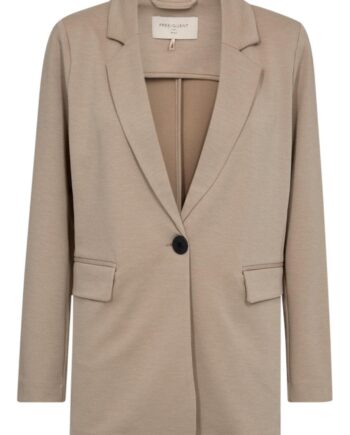 Freequent Jakke   Blazer Nanni Structure Simply Taupe Mel