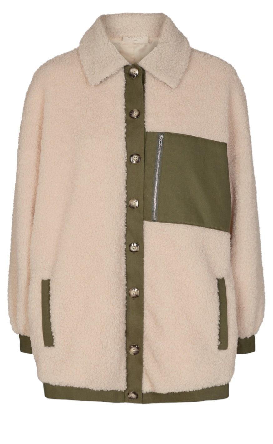 Freequent Jakke Vivi Birch Olive