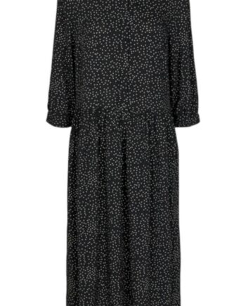 Freequent Kjole Adney Long Layer Black Mix