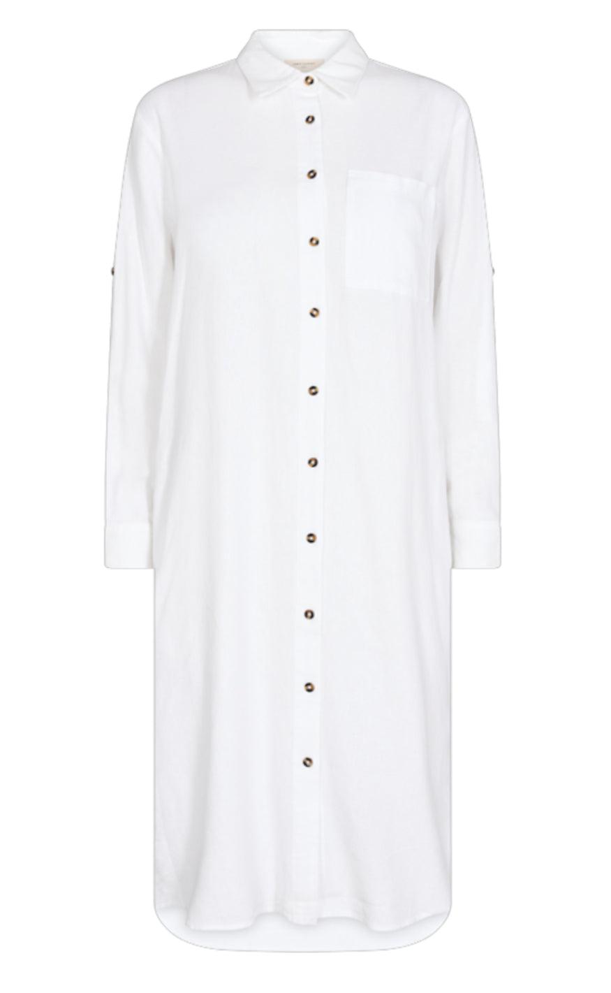Freequent Kjole Lava Brilliant White