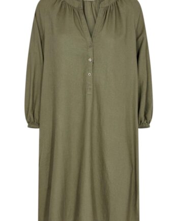 Freequent Kjole Lava Kaftan Deep Lichen Green