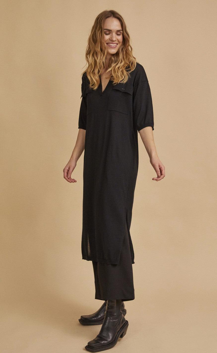 Freequent Kjole Priska Black