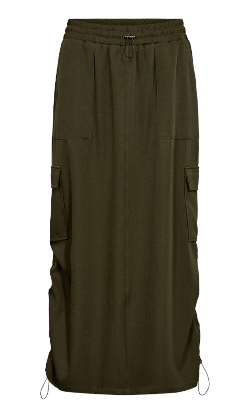 Freequent Nederdel Lilea Olive Night