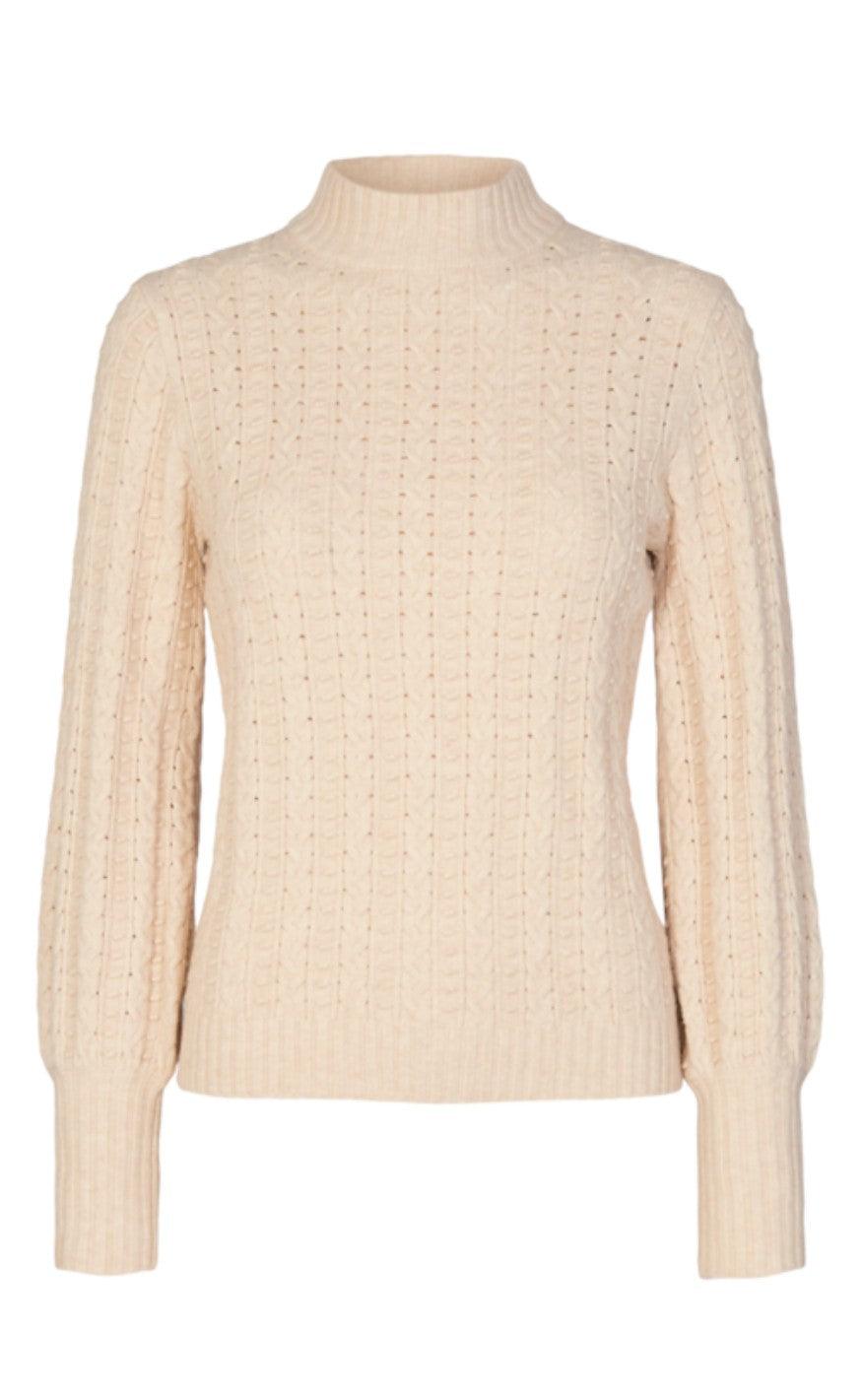 Freequent Pullover Claura Birch Melange