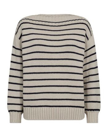 Freequent Pullover Cotla Moonbeam    Navy Blazer