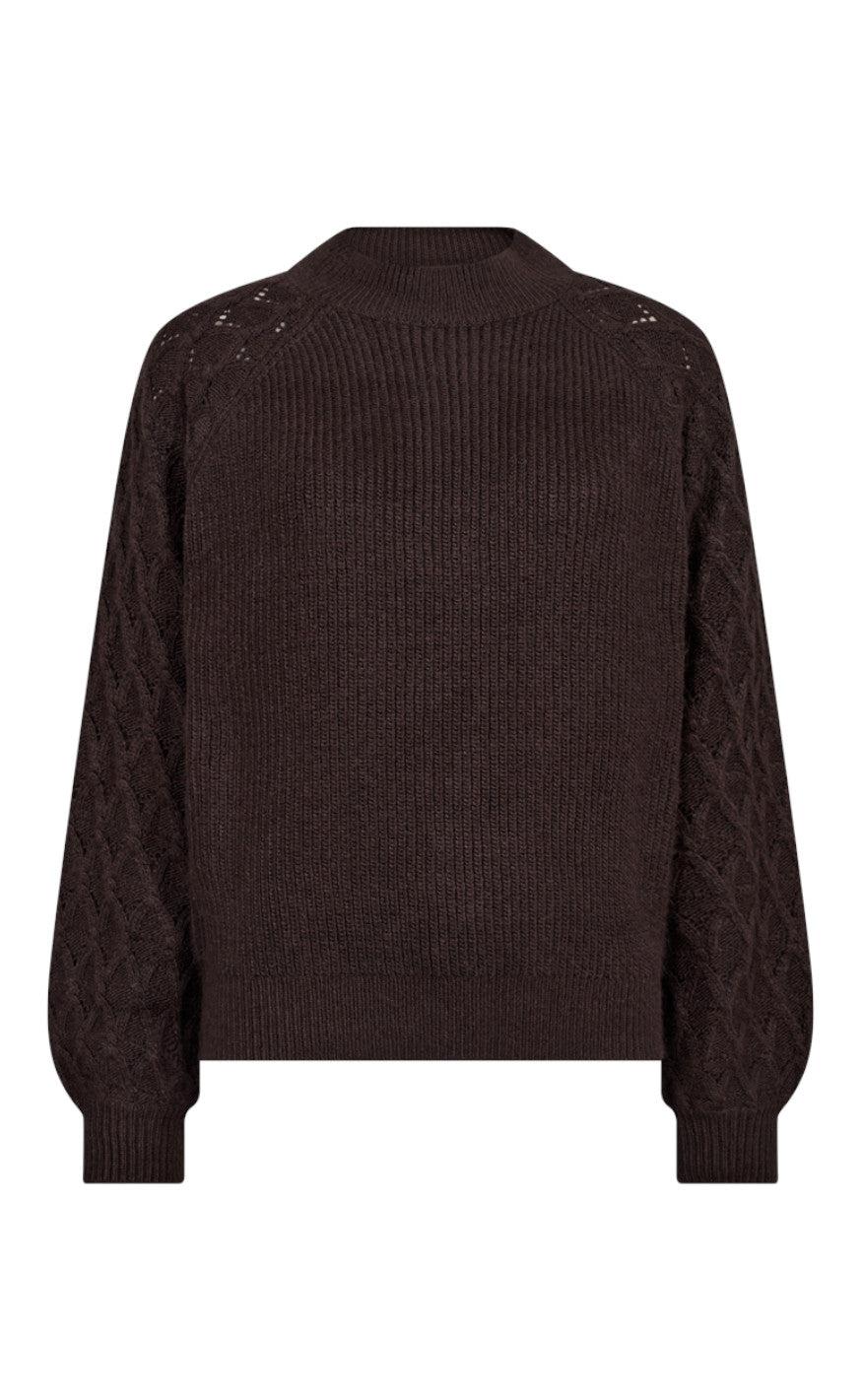 Freequent Pullover Gabby Coffee Bean Melange