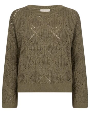 Freequent Pullover Jazz Deep Lichen Green Mel