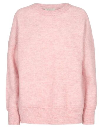 Freequent Pullover Moto Round Pale Mauve Melange