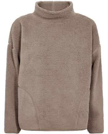 Freequent Pullover Teddy Desert Taupe