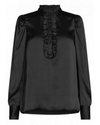 Freequent Skjorte April Dobby Black