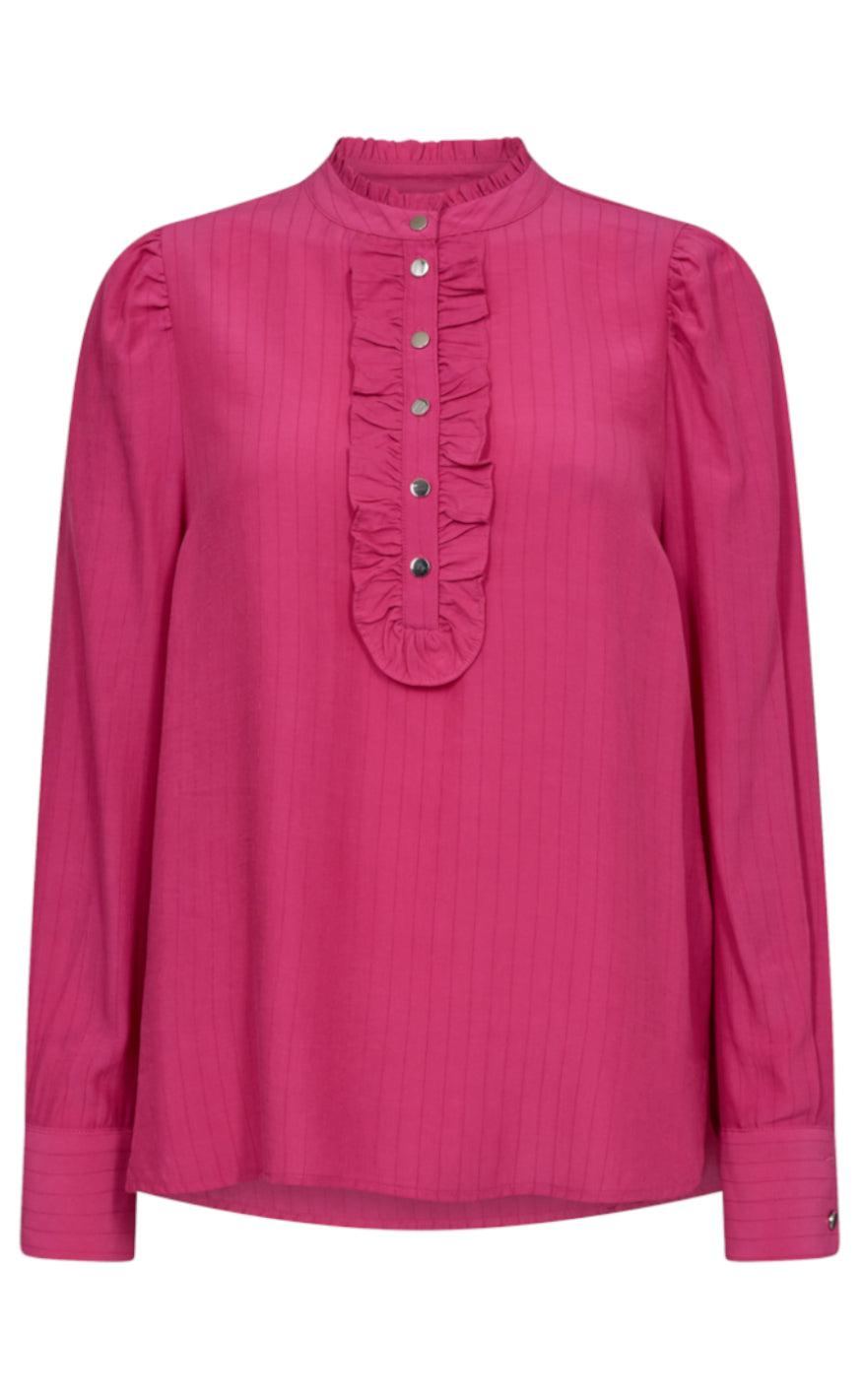 Freequent Skjorte April Raspberry Rose