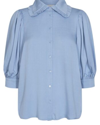 Freequent Skjorte Ellenor Chambray Blue