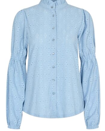 Freequent Skjorte Milan Chambray Blue
