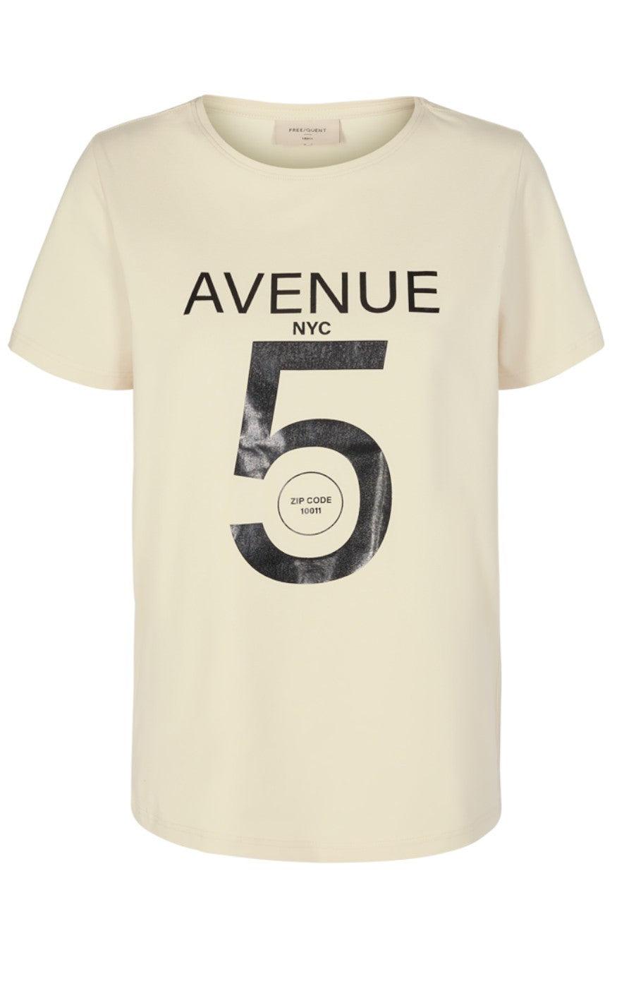 Freequent -shirt Anja Birch Mix