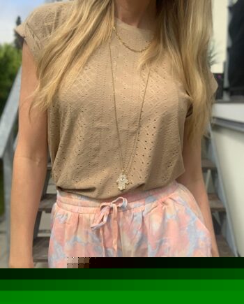 Freequent  -shirt Blond Beige Sand