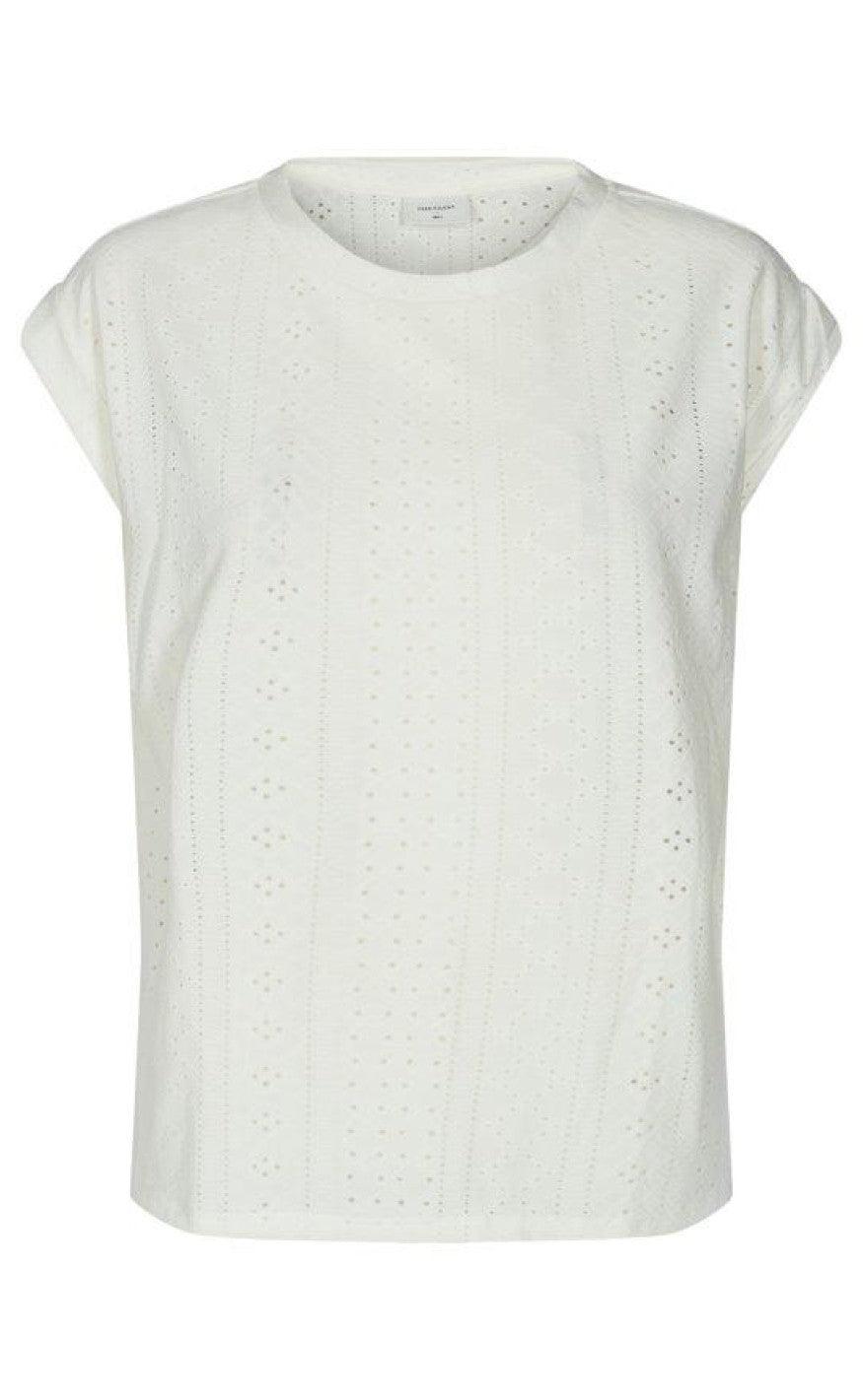 Freequent -shirt Blond Offwhite