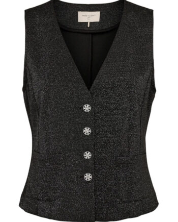Freequent Vest Nannilux Black    Silver