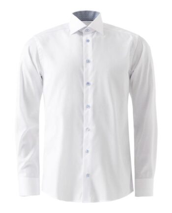 Geometric Effect Signature Twill Shirt