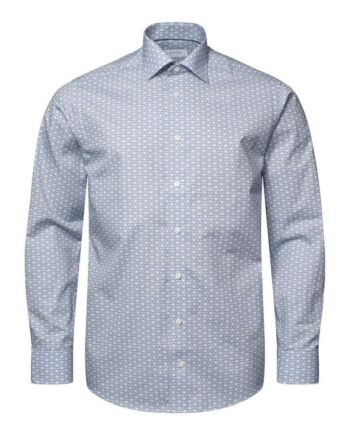 Geometric Print Signature Twill Shirt