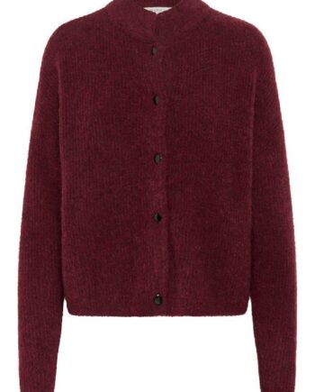 Gestuz Cardigan Alpha Blood Red Melange