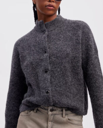 Gestuz Cardigan Alpha Charcoal Melange