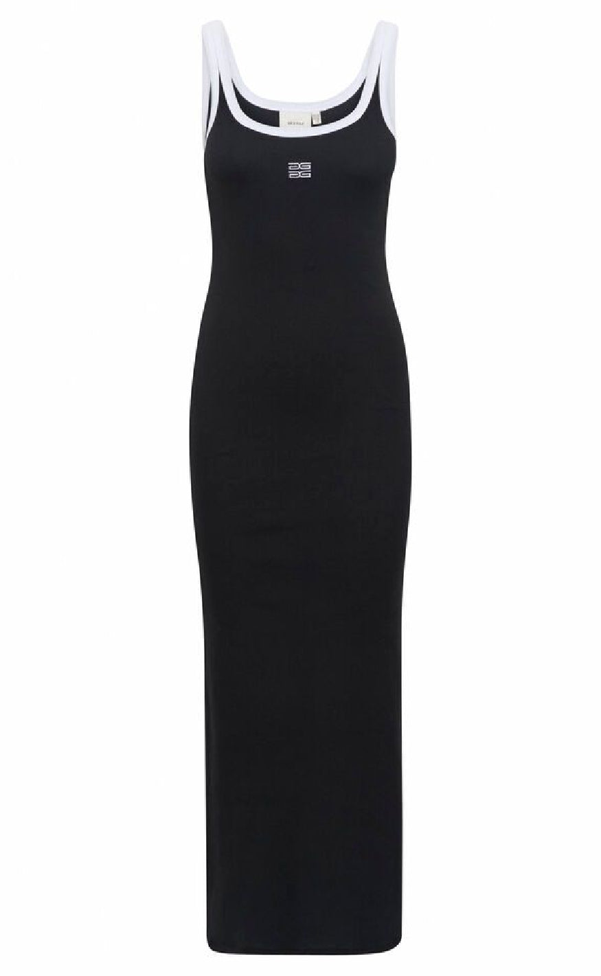 Gestuz Kjole Drew Contrast Logo Black