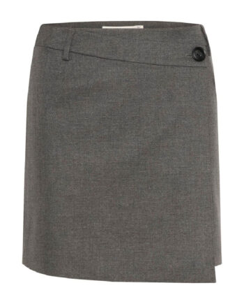 Gestuz Nederdel Paula Dark Grey Melange