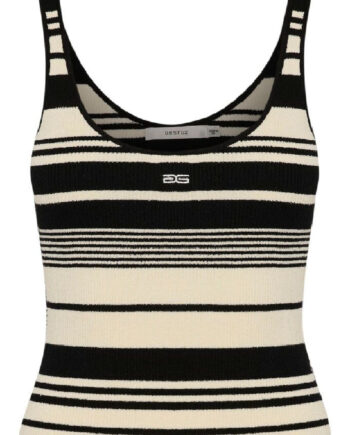 Gestuz Top Stela Black Birch Striped