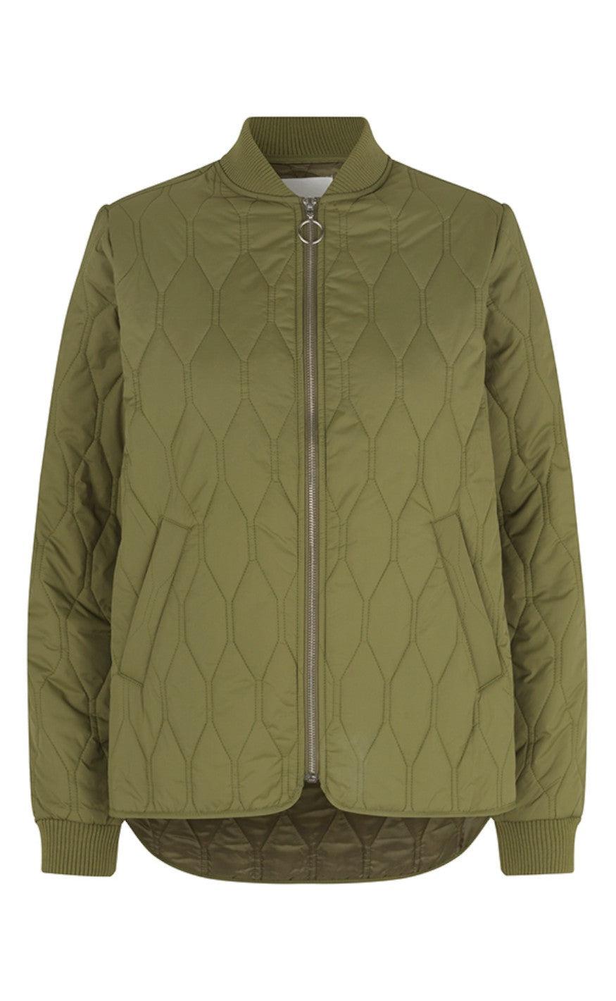 Global Funk Jakke Rheanna Recycled Pale Olive