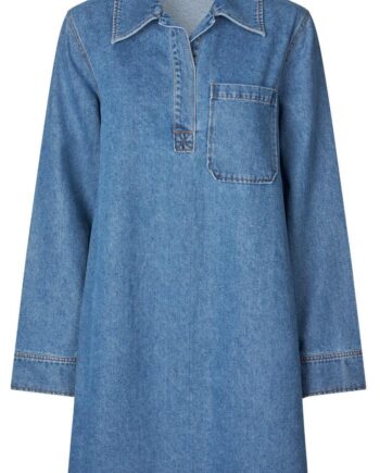 Global Funk Kjole Fialeo-  Mid Vintage Blue