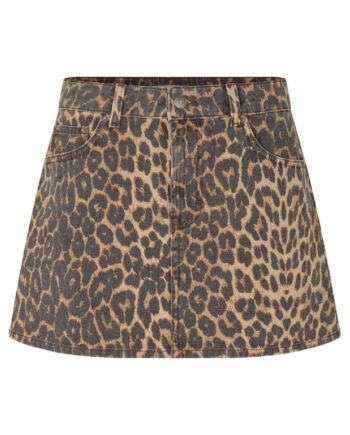 Global Funk Nederdel Jorby-  Leopard Mist