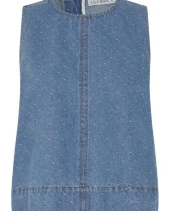 Global Funk Top Rihne-  Midt Blue Dot