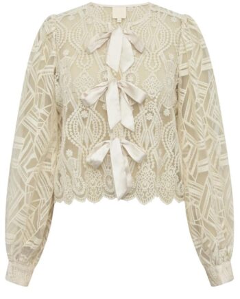 Gossia Bluse Siv Creme