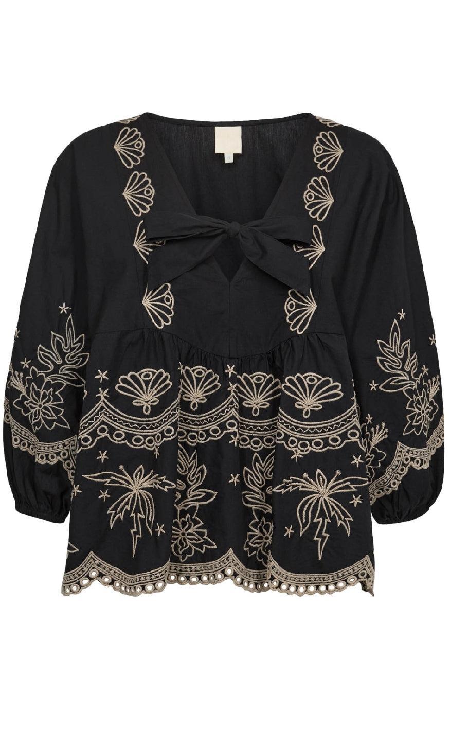 Gossia Bluse Sofja Black Sand