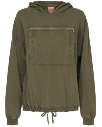 Gossia Hoodie Emerson Army Washed