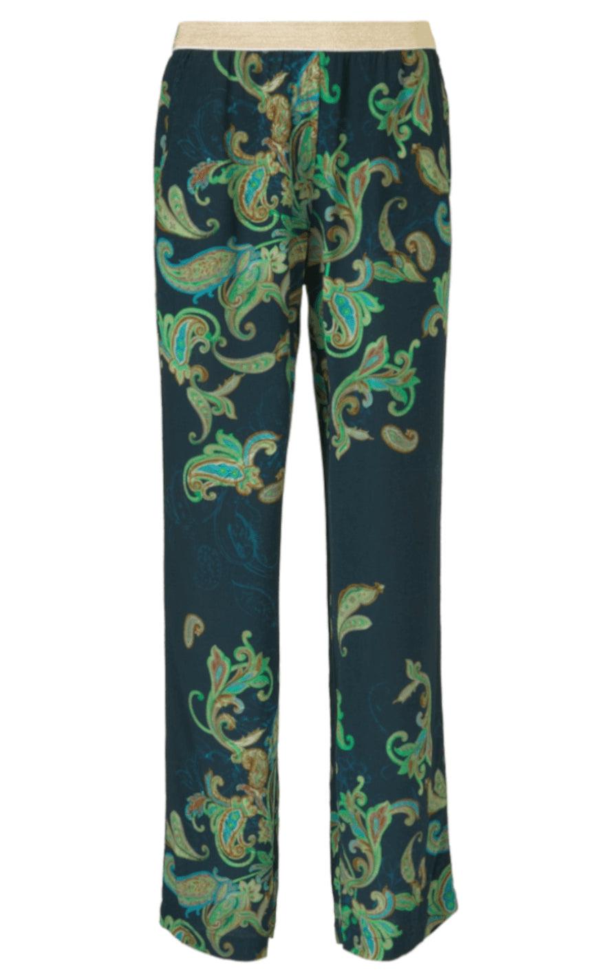 Gustav Bukser Wide Leg Printed Midnight