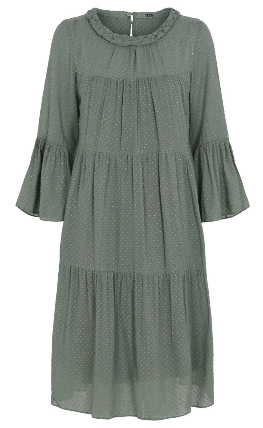 Gustav Kjole Alva Short Frill Green