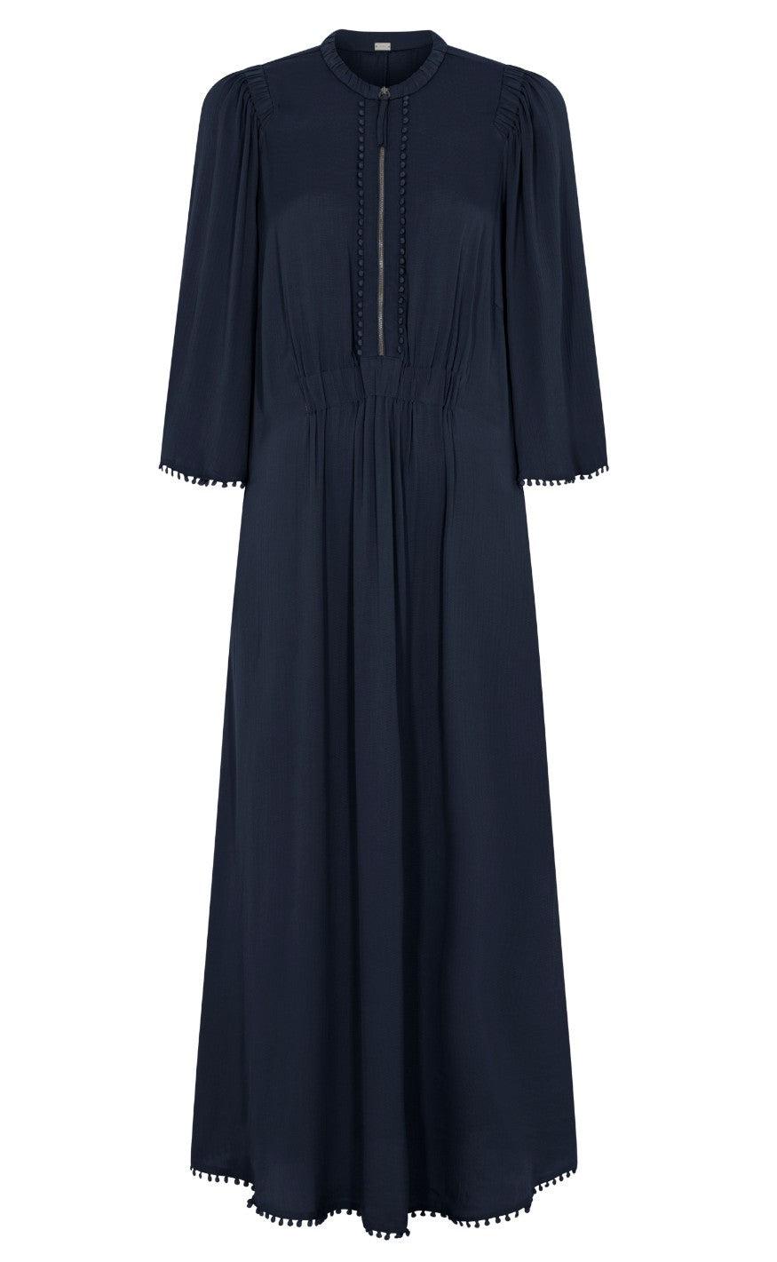 Gustav Kjole Hali Long Dark Blue