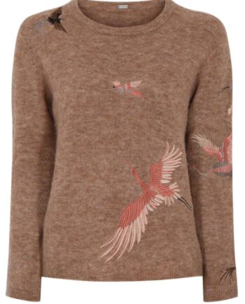 Gustav Knit Austa Knit    Embroidery Tan