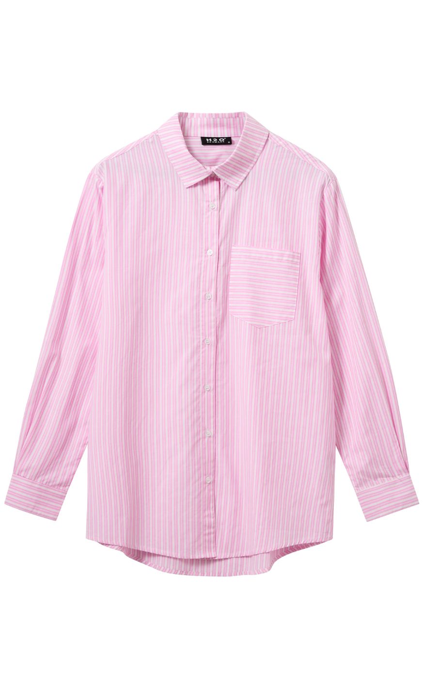 H2o Skjorte Rønne Essential Pink White