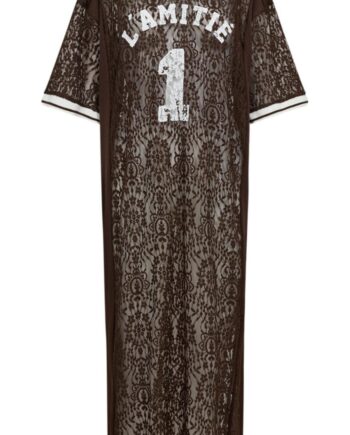 Haute   39 Amitié Kjole Lace Football Mocca