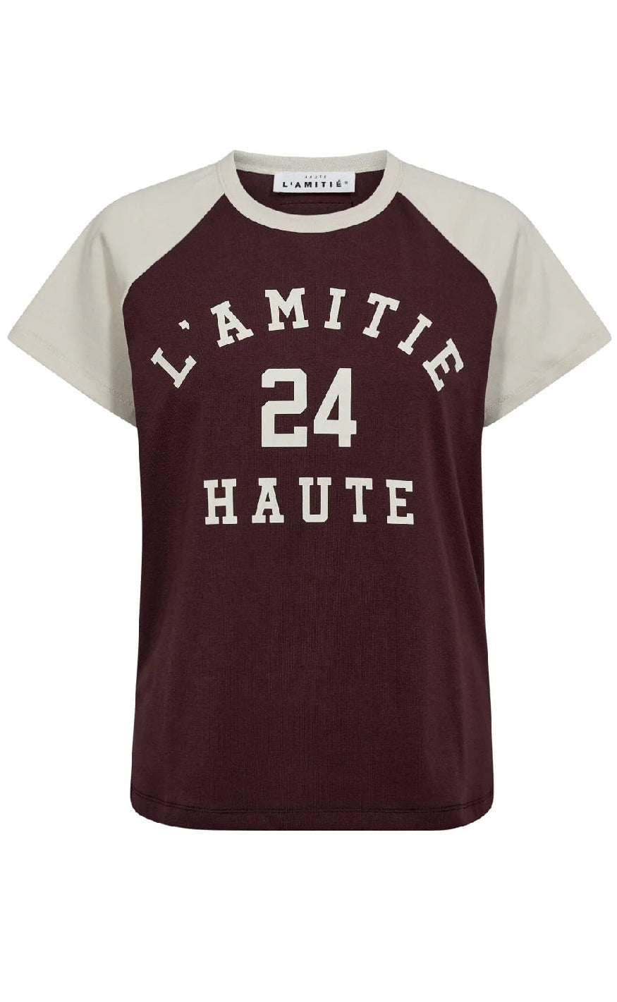 Haute 39 Amitié -shirt Neckline College Amarone
