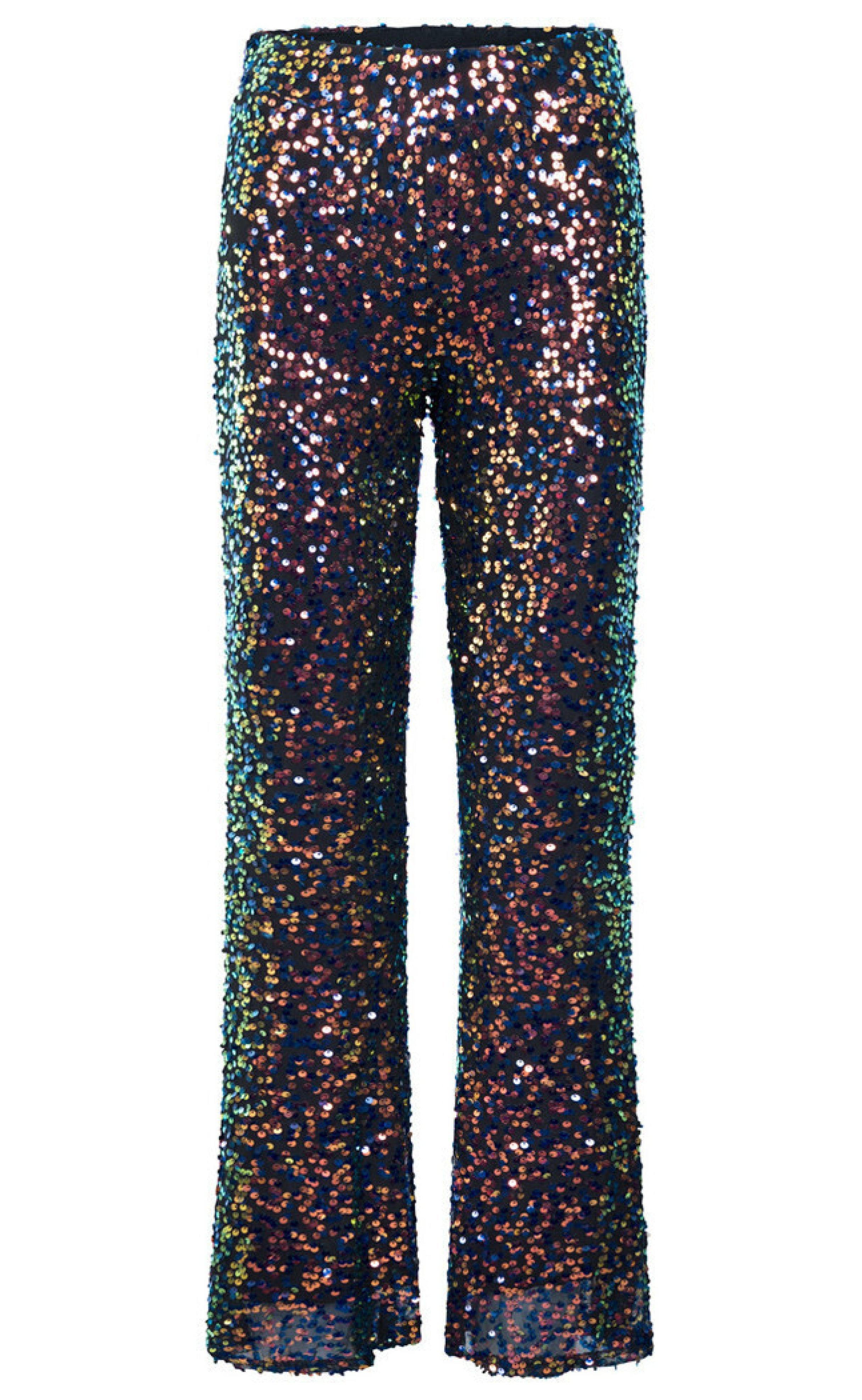 Hunkøn Bukser Aya Sequin  Black