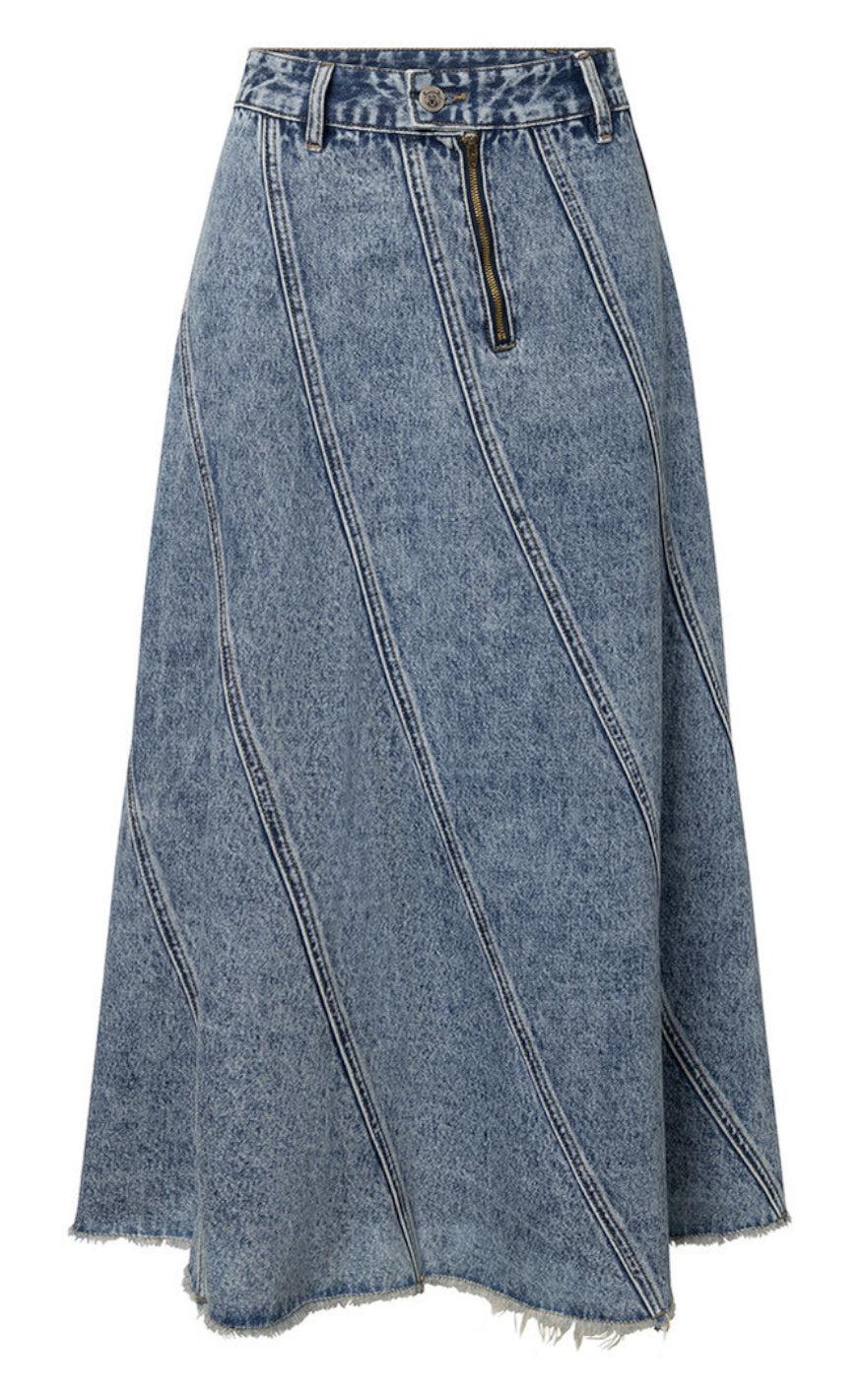 Hunkøn Nederdel Erika Light Denim