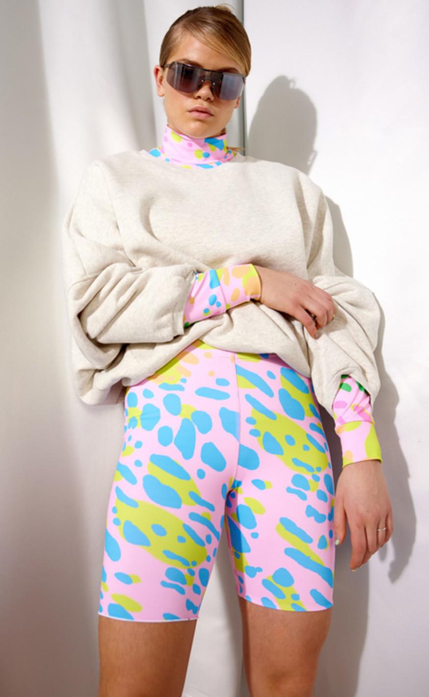 Hunkøn Shorts Zapi Yoga Mix Stains Art