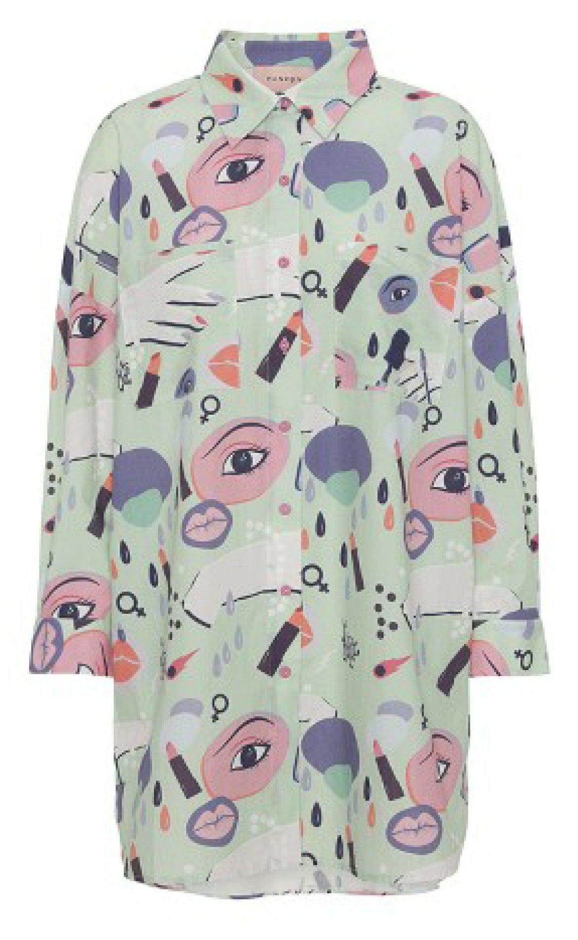 Hunkøn Skjorte Gabbi Girly Art Print