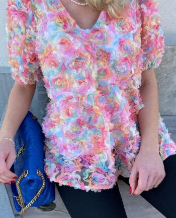 Hunkøn Top Leia Rainbow