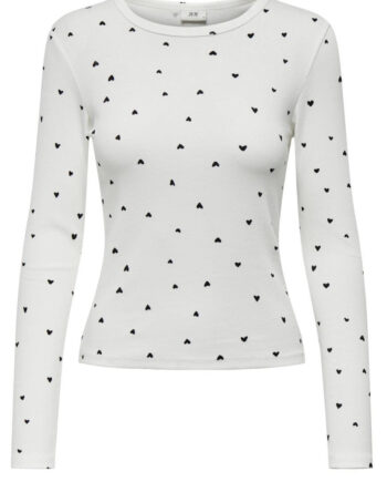 Jdy Bluse Sofia     Cloud Dancer Black Heart